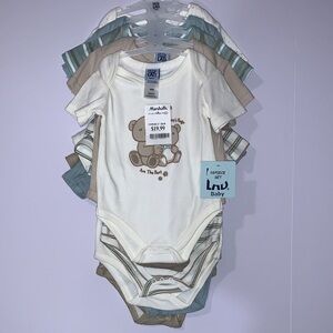 Little Lad Baby Bodysuit 10 Piece Set -  Size 3-6 Months